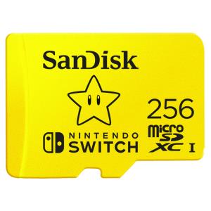 SanDisk Micro SDXC card for the Nintendo Switch 256GB UHS-1 100mb/s