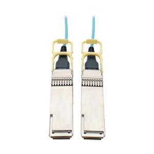 TRIPP LITE QSFP28 to QSFP28 Active Optical Cable - 100GbE, AOC, M/M, Blue, 10m