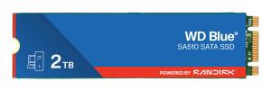 SSD - WD Blue SA510 - 2TB - SATA 6Gb/s - M.2 2280