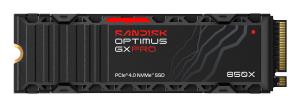 SanDisk Optimus GX PRO 850X NVMe - 4TB - Pci-e 4.0 x4 - M.2 2280 - with Heatsink