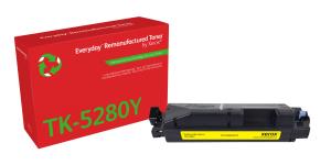 Everyday Remanufactured Compatible Toner Cartridge - Kyocera TK-5280Y - Standard Yield - 11000 Pages - Yellow
