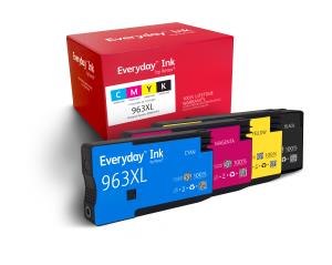 Everyday Compatible Ink Cartridge - HP HP963XL - High Yield - 1600 Pages - Multipack