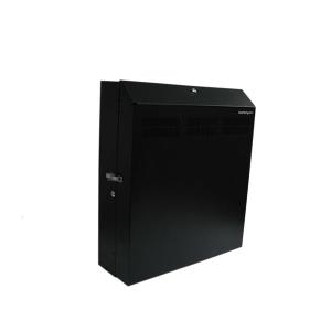 Secure Horizontal Wall Mountable Server Rack 2 Fans 4u 19in