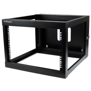 Depth Hinged Open Frame Wall Mount Server Rack 6u 22in