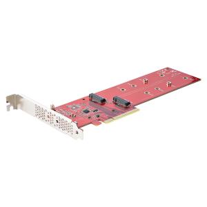 Pci-e M.2 Adapter - Pci-e X8x16 To Dual Nvme M.2 SSD