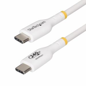 USB-c Charging Cable, USB-if Certified USB C Cable, 240w Pd Epr, USB 2.0 Type-c Laptop Charger Cord 4m White