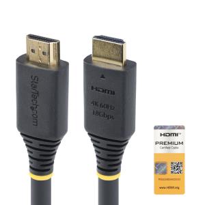 Active High Speed Hdmi Cable, 4k 60hz/1440p 144hz, Hdr10/hdcp 2.2/arc, 18gbps 15m