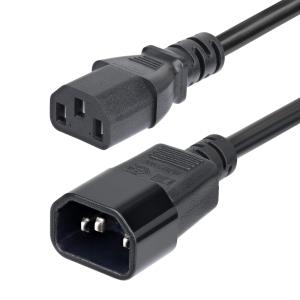 Power Extension Cord, C14 To C13 15a 250v, 14awg 4.5m