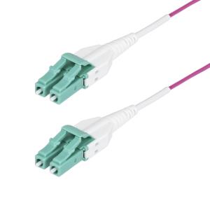 Fiber Optic Cable - Om4 Lc/lc Multimode 40g/100g Lommf/vcsel 40m Erika Violet