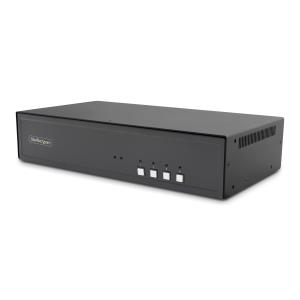 Secure 4-port Dual-monitor KVM DVI Niap 4.0 Cac Us Built