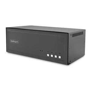Secure 4-port Quad-monitor KVM DVI Niap 4.0 Cac Us Built