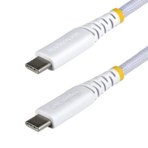 USB-c Charging Cable 60w Pd/rugged USB 2.0 Charger 30cm White