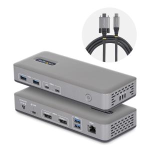 Dual-monitor USB-c Docking Station, DisplayPort, 4k 60hz, 100w Laptop Charging