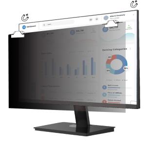 Screensentry 24.0in Magnetic Attach Privacy Filter For Widescreen Monitors - 16:10