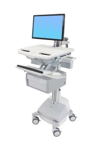 Styleview Cart With LCD Arm SLA Powered 1 Tall Drawer (1 Large Tall Drawer X 1 Row) EU