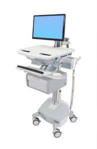 Styleview Cart With LCD Arm LiFe Powered 1 Tall Drawer (1 Large Tall Drawer X 1 Row) EU
