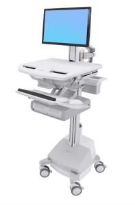 Styleview Cart With LCD Pivot SLA Powered 2 Drawers (2 Medium Drawers X 1 Row) EU