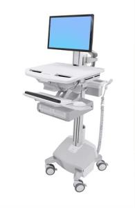 Styleview Cart With LCD Pivot LiFe Powered 2 Drawers (2 Medium Drawers X 1 Row) EU
