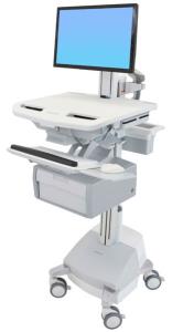 Styleview Cart With LCD Pivot SLA Powered 1 Tall Drawer (1 Large Tall Drawer X 1 Row) CHE