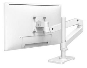 Monitor Mount - LX Pro Desk Monitor Arm, Tall Pole - 1 monitor - Tilt/Pan/Rotate - up to 34in - White