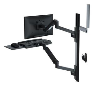 Monitor Mount - LX Pro -  Wall - 1 monitor - Tilt/Pan/Rotate - up to 34in - Black
