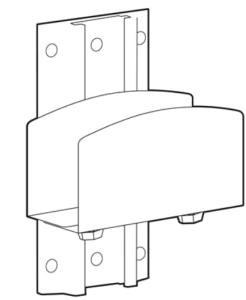 Accessory - Medium Pc Mount For Lx Pro Wall System - Industrial Grey