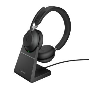 Headset Evolve2 65 UC - Stereo - USB-C / BT - Black - with Desk Stand