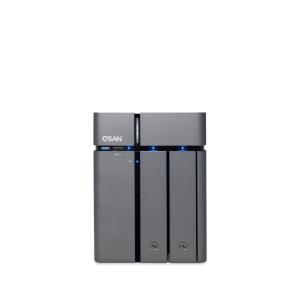 Xcube Nas Tower 2 Bay 4GB DDR3l + 2 Ent SATA 10tb