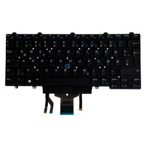Notebook Keyboard - Backlit 83 Keys - Double Point - Qwertzu German For Latitude E5250