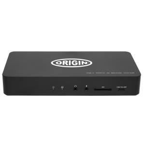 Docking Station - Triple 4k USB-c - 135w - Black With Cable USB-c To USB C / USB-a