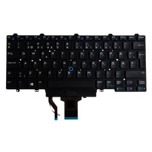 Notebook Keyboard - Backlit 83 Keys - North European For Latitude 7414
