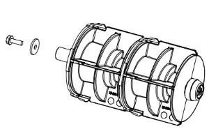 Assembly Media Supply Hub (dpr78-2623-01)