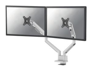 Neomounts DS70-250SL2 Full Motion Monitor Arm Desk Mount For 17-32in Screens - Silver