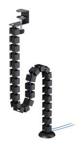 Cable Spine - Modular Vertebrae - Clamp-on Design - Universal - Black
