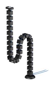Cable Spine - Modular Vertebrae - Magnetic Fixture - Universal - Black