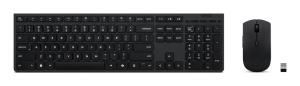 Professional Wireless Rechargeable Combo Keyboard and Mouse - Qwerty US with Euro symbol