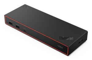 ThinkPad USB4 Dock 5000 - 4x USB-A 3.2 Gen 2 / 2x USB-C 3.2 Gen 2 / HDMI / 2x DP / RJ45 - 100W USB Power Delivery - EU