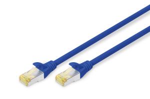Patch cable - CAT6a - S/FTP - Snagless - Cu - 10m - blue