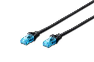 Patch cable - Cat 5e - U-UTP - Snagless - 3m - black