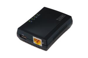 Multifunction USB Network Server, 1-port Network USB Hub, NAS, Print Server USB 2.0, RJ45