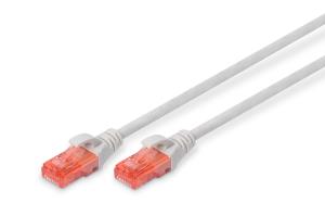 Patch cable - CAT6 - U/UTP - Snagless - Cu - 50cm - Grey