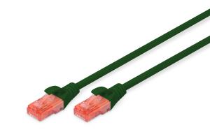 Patch cable - CAT6 - U/UTP - Snagless - Cu - 1m - Green