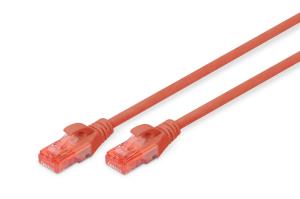 Patch cable Copper conductor - CAT6 - U/UTP - Snagless - 2m - red