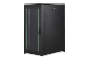 22U network cabinet 1164x600x800 mm, color black (RAL 9005)