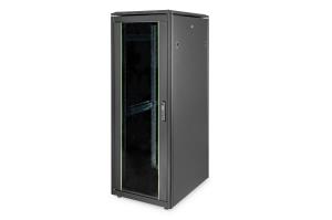 32U network cabinet 1609x600x800 mm, color black (RAL 9005)