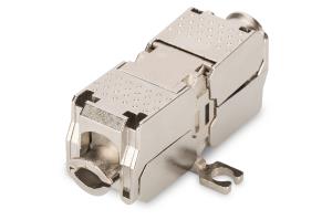 Field Termination Coupler CAT6A, 500 MHz for AWG 22-26, fully shielded keystone design, 26x35x80 mm