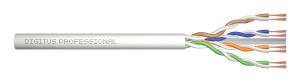 installation cable - CAT6a - U/UTP - AWG 26/7 - 100m - Grey