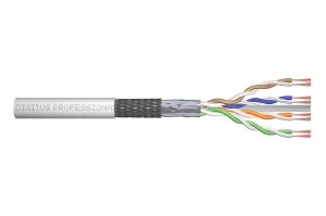 Patch cable - CAT6 - SF/UTP - raw - 100m - Grey