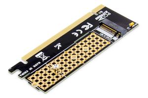 M.2 NVMe SSD Pci-e Add-On card x16 supports M Key, size 80,60,42 and 30mm