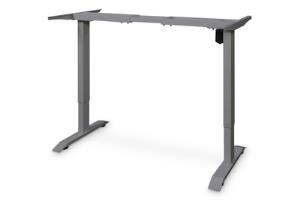 Electric Height Adjustable Desk Frame single motor, grey